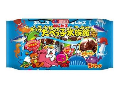Ginbis金必氏 巧克力水族館餅乾 150g*5