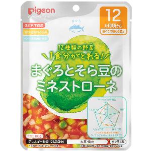 Pigeon便利營養餸 蔬菜金槍魚蠶豆100g (12M)