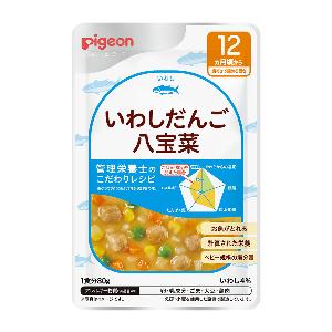 Pigeon便利營養餸 沙丁魚丸子八寶菜80g (12m+)