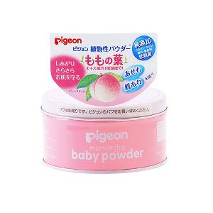 PIGEON 桃葉精華嬰兒植物性爽身粉125g(不附粉樸)
