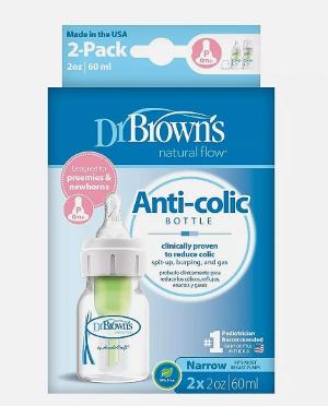 Anti-Colic PP標準口徑配早產兒奶嘴60ml - 2個裝