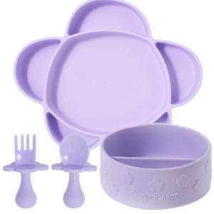 吸盤分隔餐具套裝-4pcs