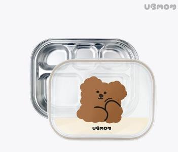 萌萌狗不銹鋼防漏餐盒