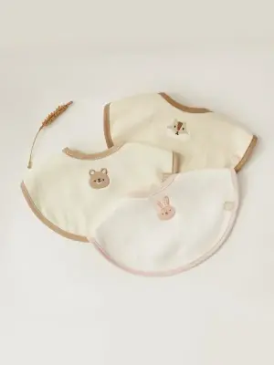 四季嬰兒刺繡口水肩