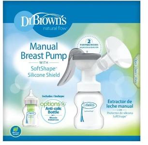 SoftShape™ 手動母乳泵 連排氣奶樽 5oz