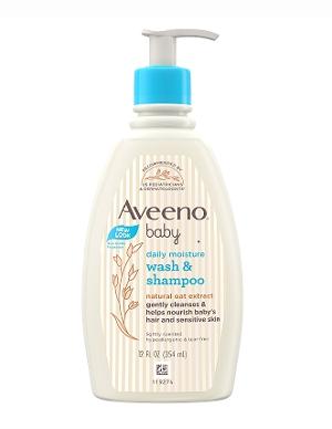 美國 AVEENO BABY 天然燕麥嬰兒潤澤沐浴洗髮乳 532ml(初生或以上)