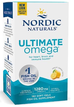 Nordic Naturals Ultimate omega3 魚油檸檬味180 粒