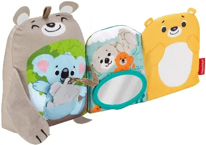 Fisher-Price 可愛動物感官探索布書