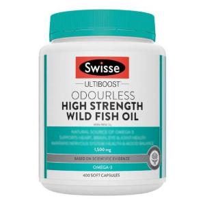 澳洲 Swisse 無腥味深海魚油丸1500毫克400粒